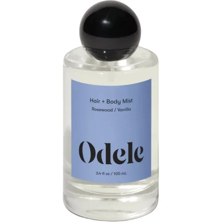 Odele Rosewood/Vanilla perfume bottle