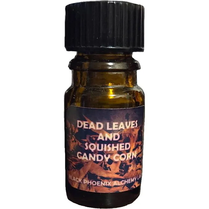Black Phoenix Alchemy Lab Dead Leaves and Squished Candy Corn perfume bottle