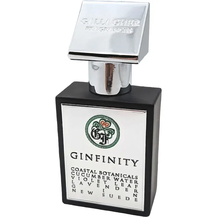 Gallagher Fragrances Ginfinity perfume bottle