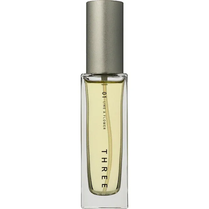 Three 01 Like a Flower perfume bottle
