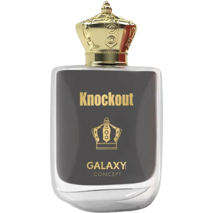 Galaxy Plus Knockout perfume bottle