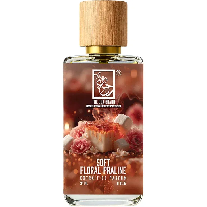 The Dua Brand Soft Floral Praline perfume bottle