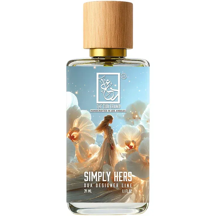 The Dua Brand Simply Hers perfume bottle