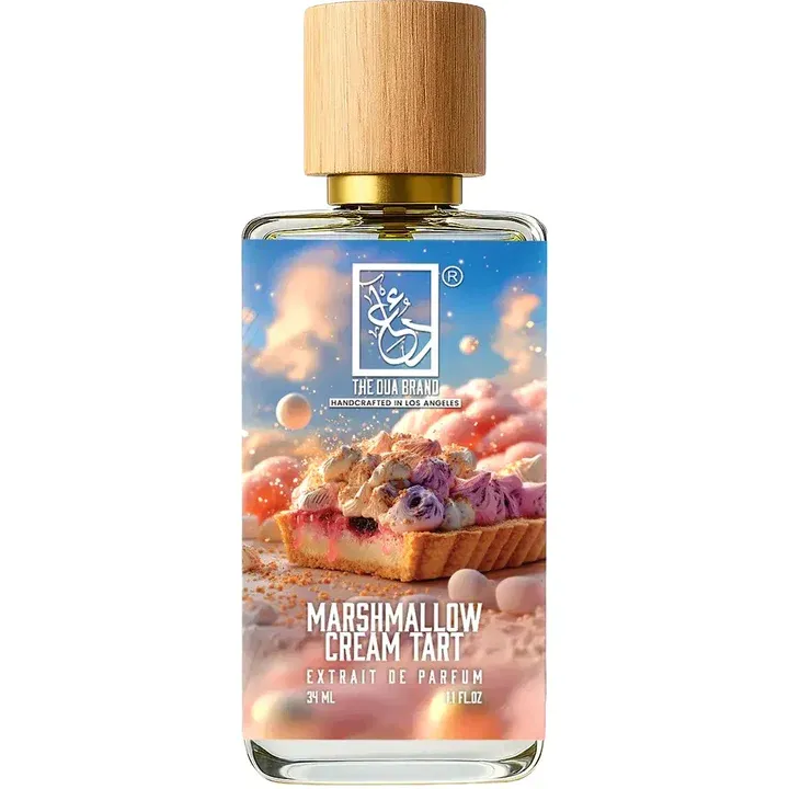 The Dua Brand Marshmallow Cream Tart perfume bottle