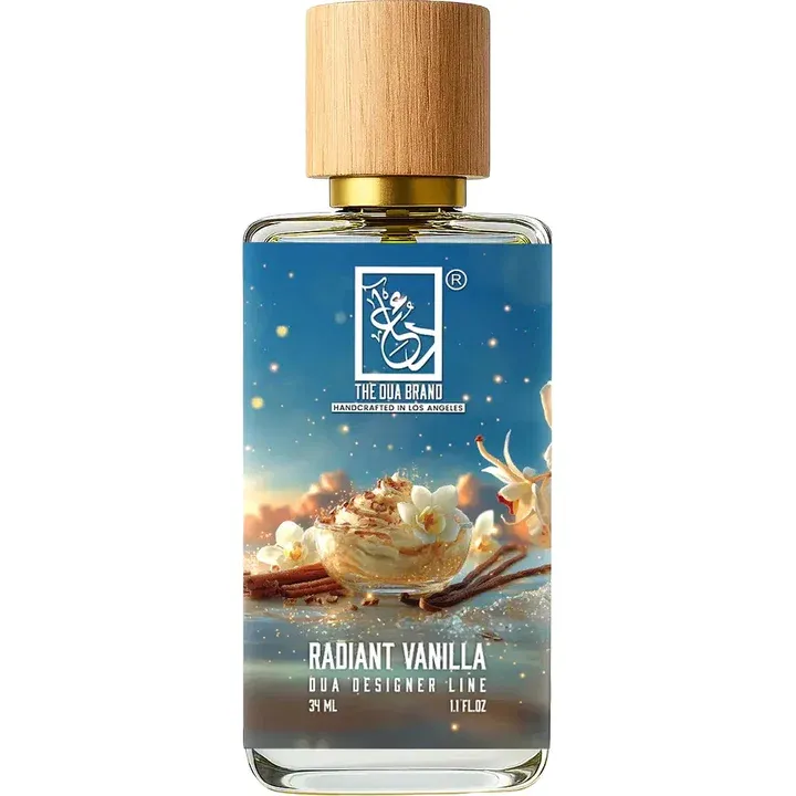 The Dua Brand Radiant Vanilla perfume bottle