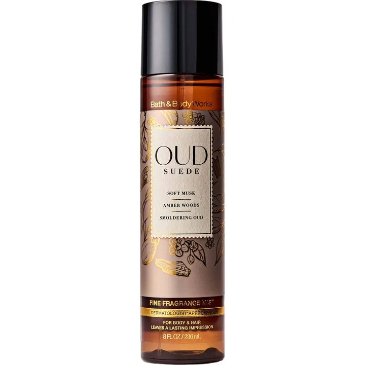 Bath & Body Works Oud Suede (Fragrance Mist) parfüm şişesi