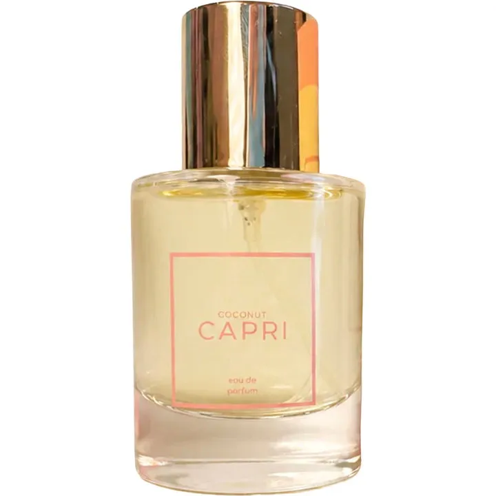 coconut. Capri parfüm şişesi
