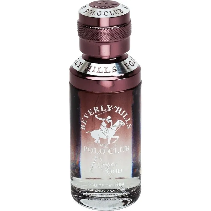 Beverly Hills Polo Club Rose Oud perfume bottle