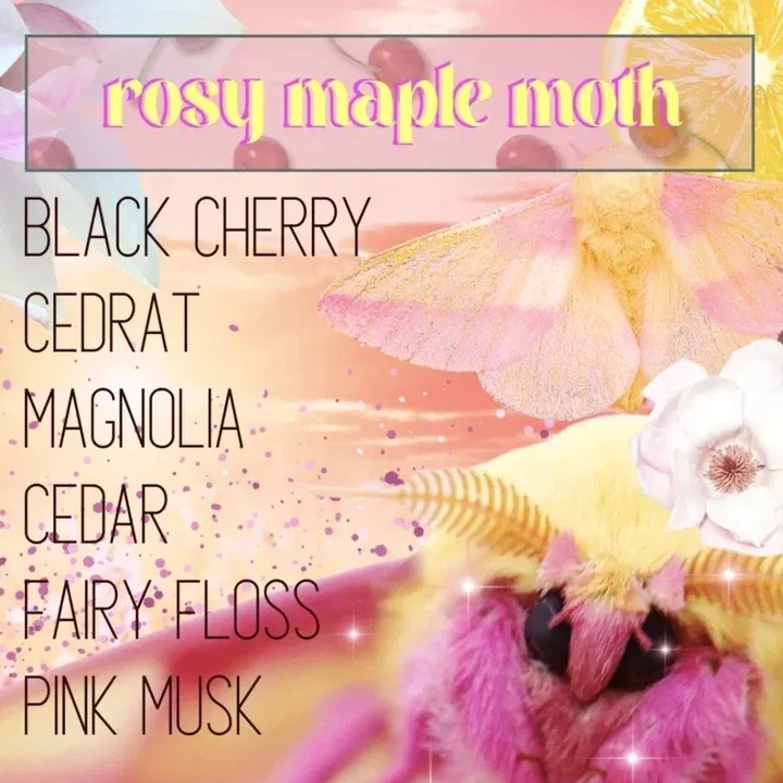 Mythpunk Olfactive Rosy Maple Moth perfume bottle