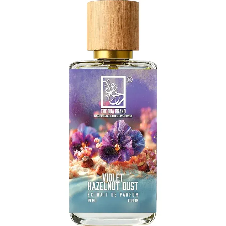 The Dua Brand Violet Hazelnut Dust perfume bottle
