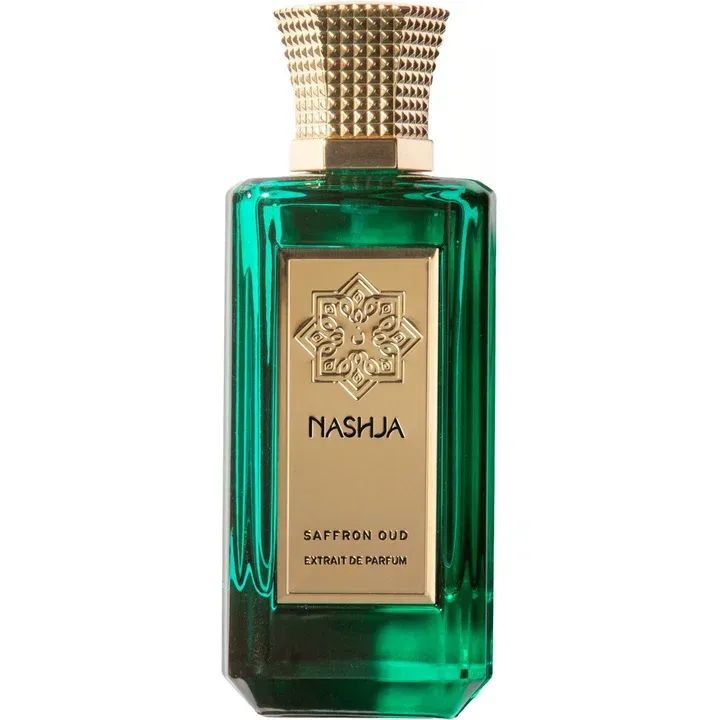 Nashja Saffron Oud perfume bottle