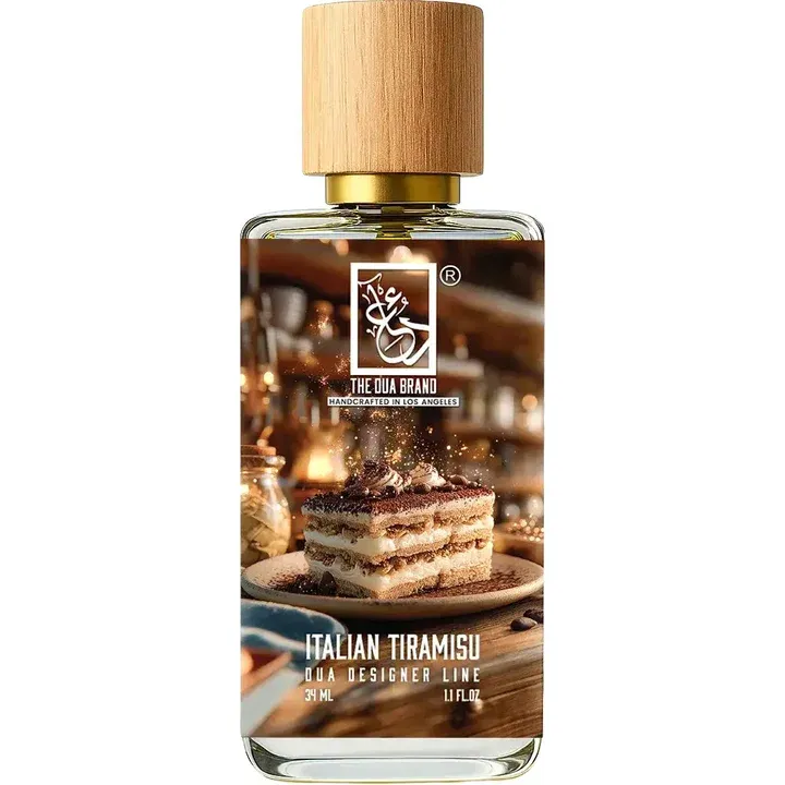 The Dua Brand Italian Tiramisu perfume bottle