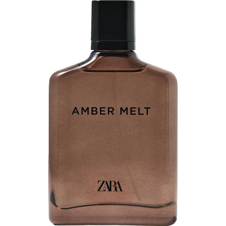 Zara Amber Melt perfume bottle