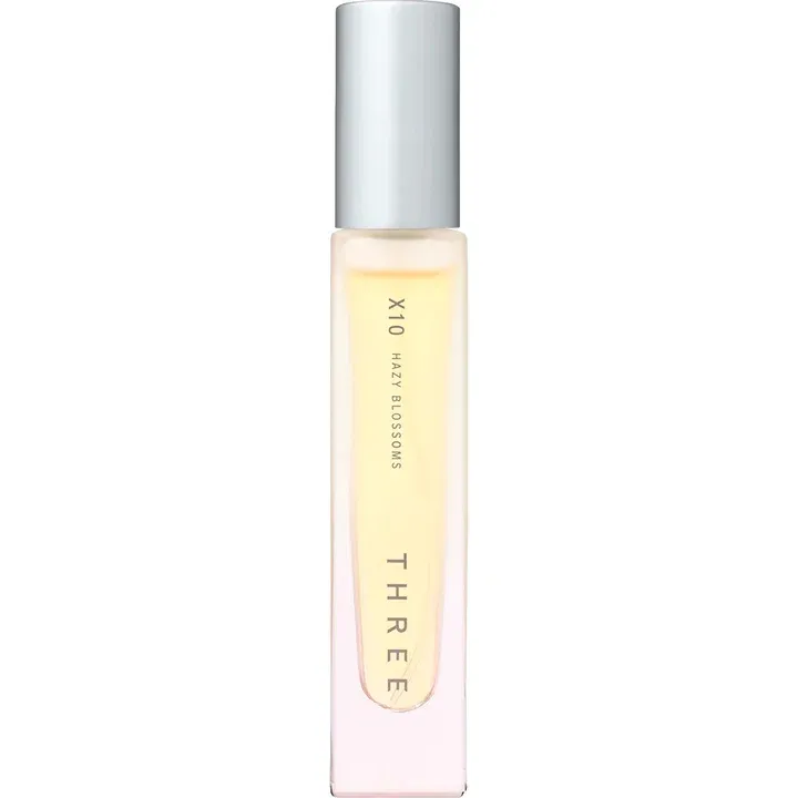 Three X10 Hazy Blossoms perfume bottle