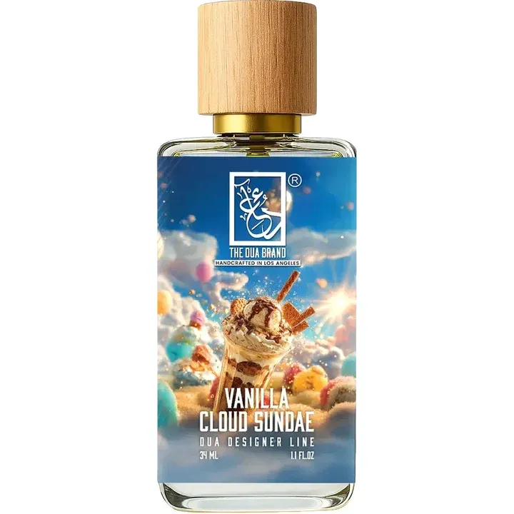 The Dua Brand Vanilla Cloud Sundae perfume bottle