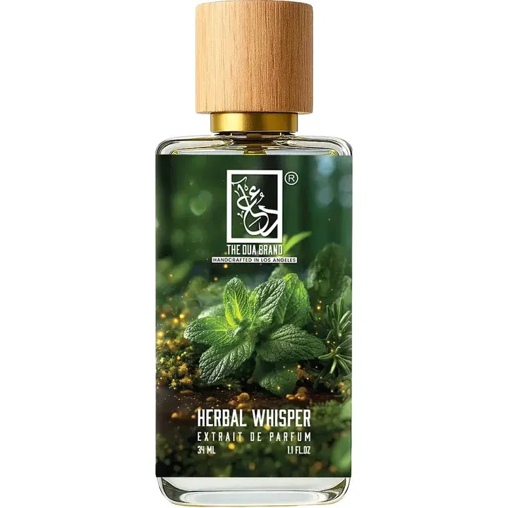 The Dua Brand Herbal Whisper perfume bottle