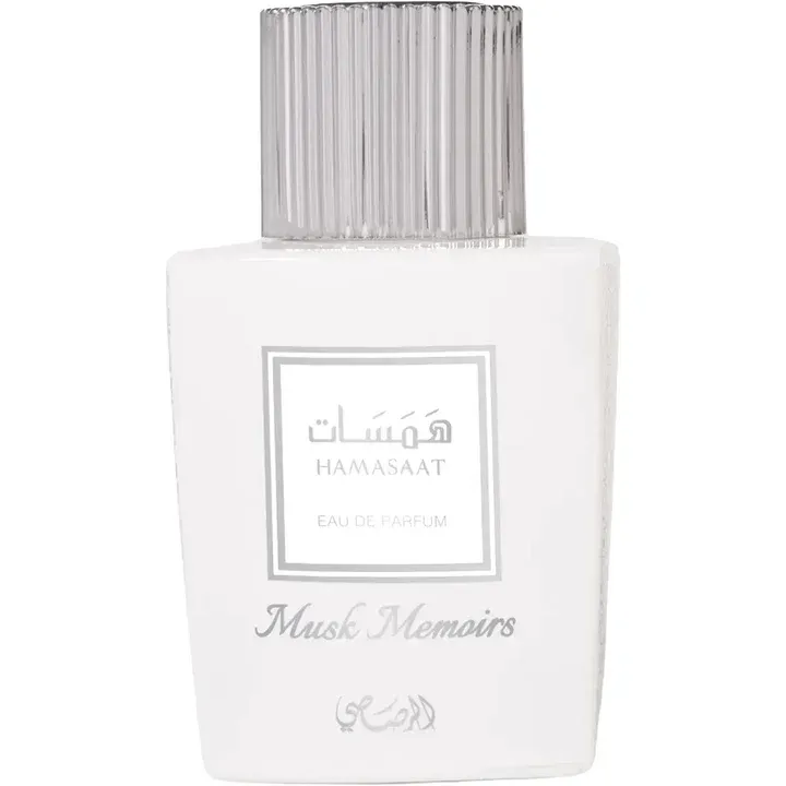 Rasasi Hamasaat Musk Memoirs parfüm şişesi