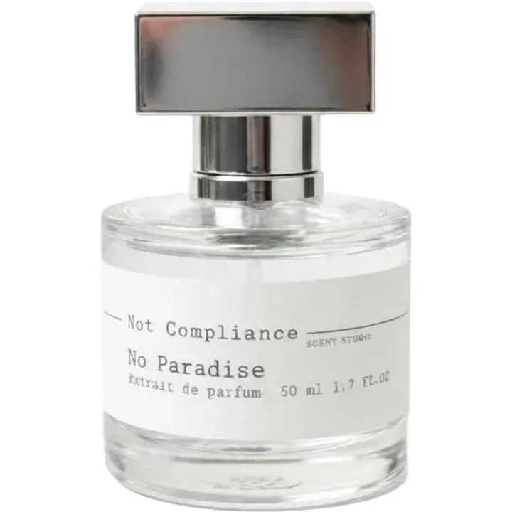 Not Compliance No Paradise perfume bottle