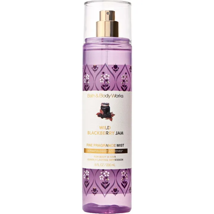 Bath & Body Works Wild Blackberry Jam perfume bottle
