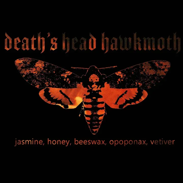 Mythpunk Olfactive Death's-Head Hawkmoth perfume bottle