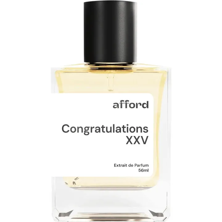 Afford Congratulations XXV parfüm şişesi