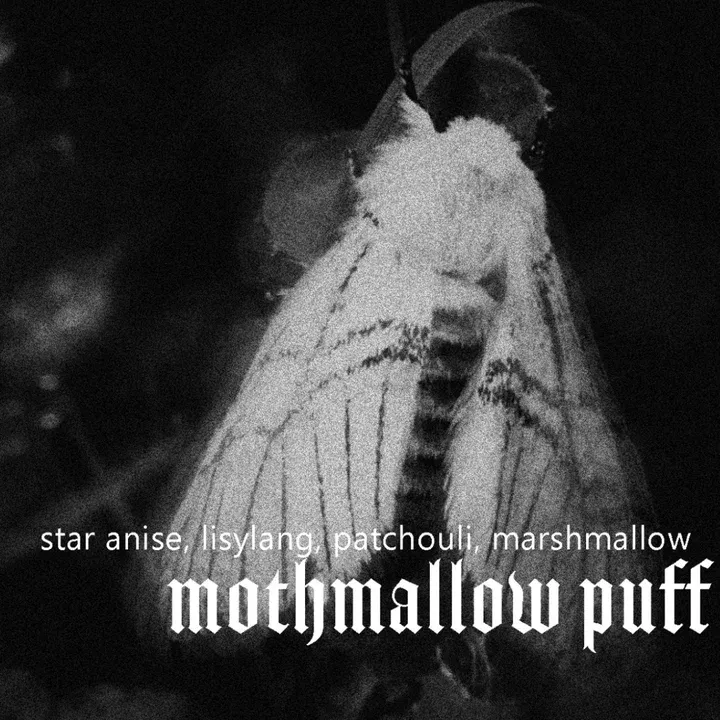 Mythpunk Olfactive Mothmallow Puff perfume bottle