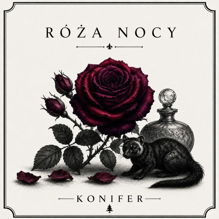 Konifer Róża Nocy parfüm şişesi