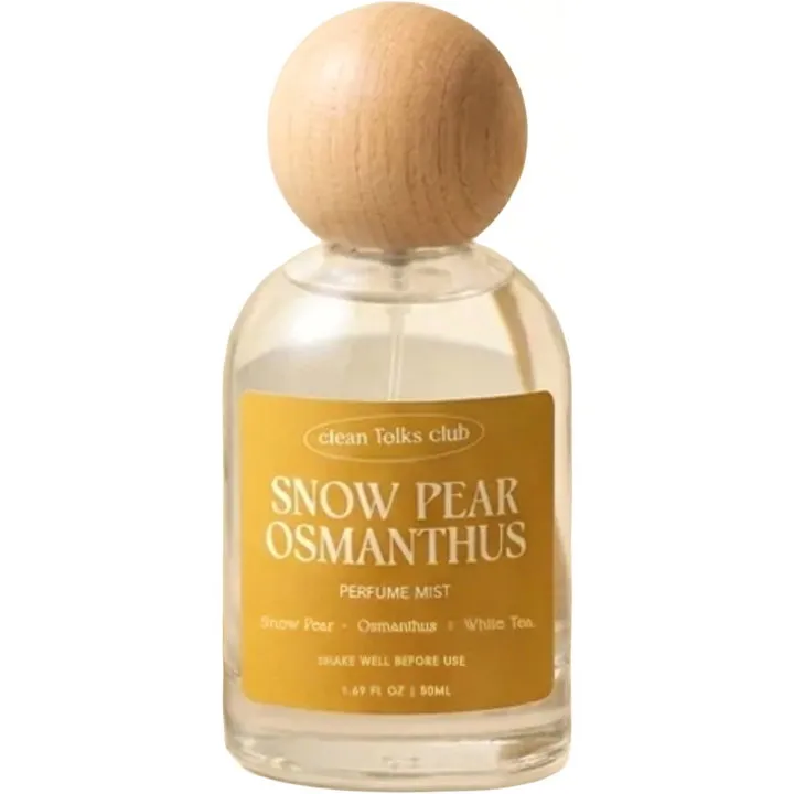 Clean Folks Club Snow Pear Osmanthus parfüm şişesi