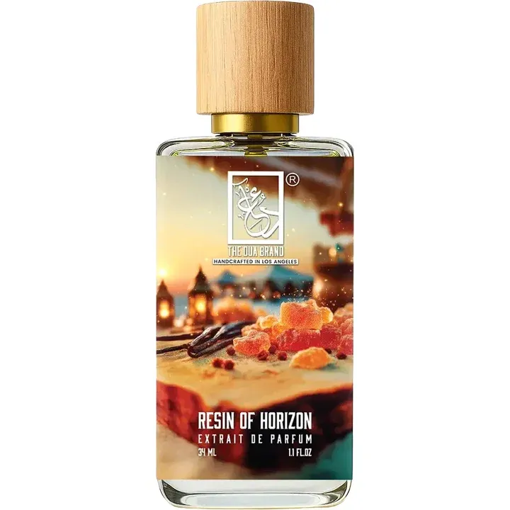 The Dua Brand Resin of Horizon perfume bottle