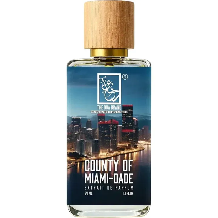 The Dua Brand County of Miami-Dade perfume bottle