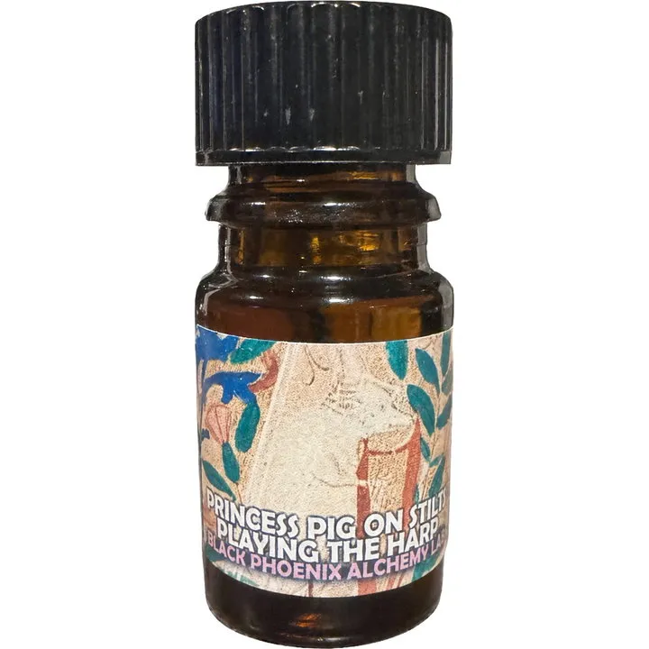 Black Phoenix Alchemy Lab Princess Pig on Stilts Playing the Harp perfume bottle