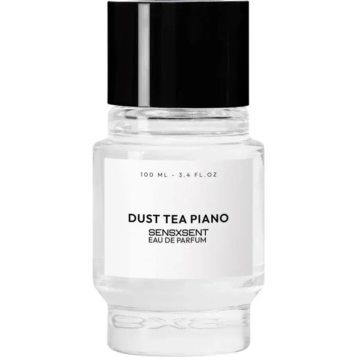Sensxsent Parfums Dust Tea Piano parfüm şişesi