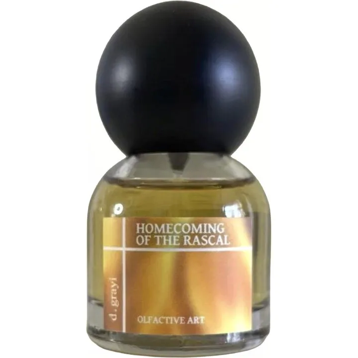D. Grayi Homecoming of the Rascal perfume bottle