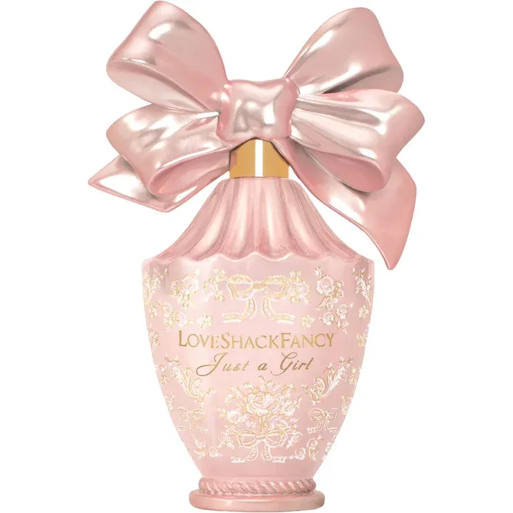 LoveShackFancy Just a Girl perfume bottle