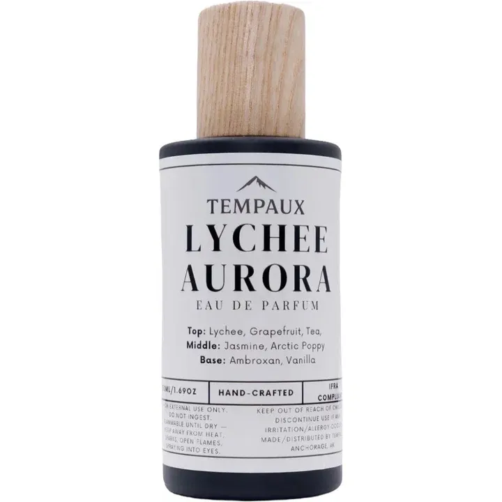 Tempaux Lychee Aurora perfume bottle