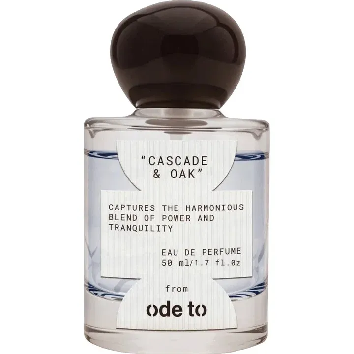 Ode to Cascade & Oak perfume bottle