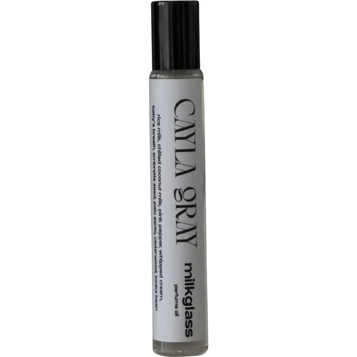 Cayla Gray Milkglass (Perfume Oil) parfüm şişesi
