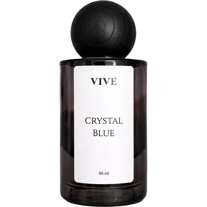 Vive Collections Crystal Blue perfume bottle