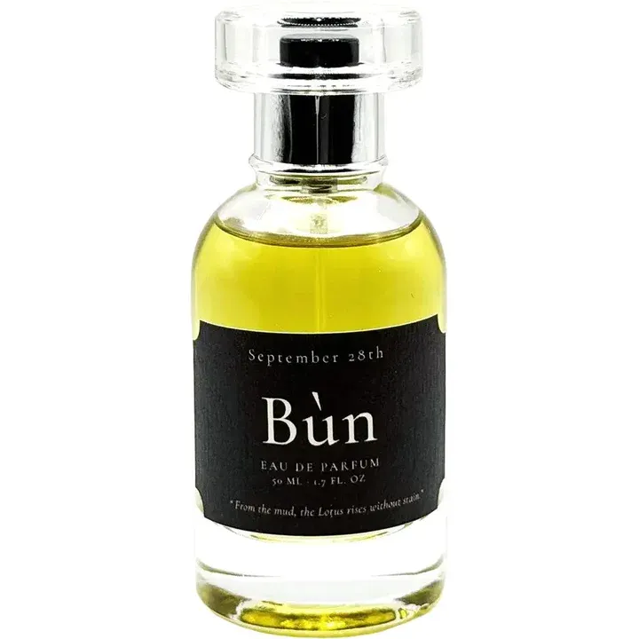 September 28th Bùn perfume bottle