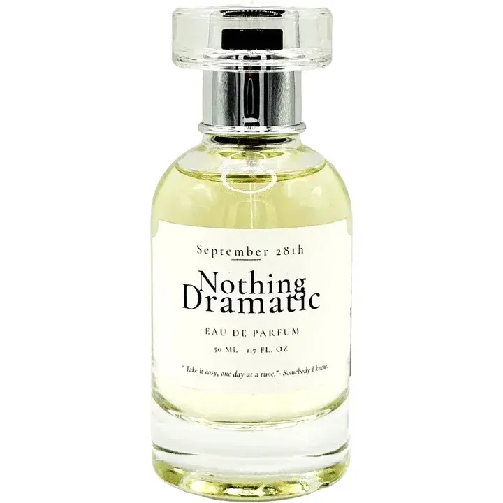 September 28th Nothing Dramatic perfume bottle