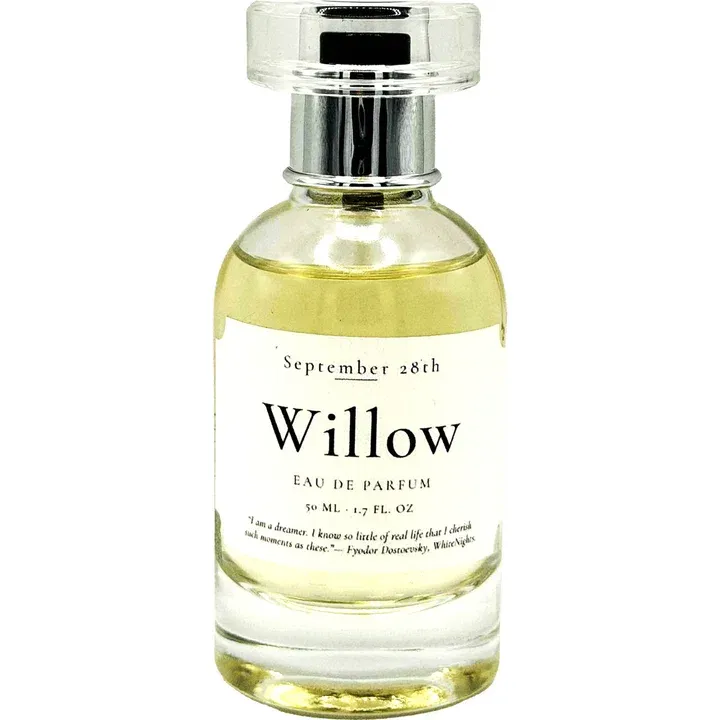 September 28th Willow perfume bottle