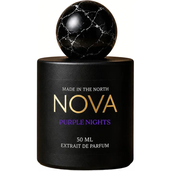 Nova Scents Purple Nights perfume bottle
