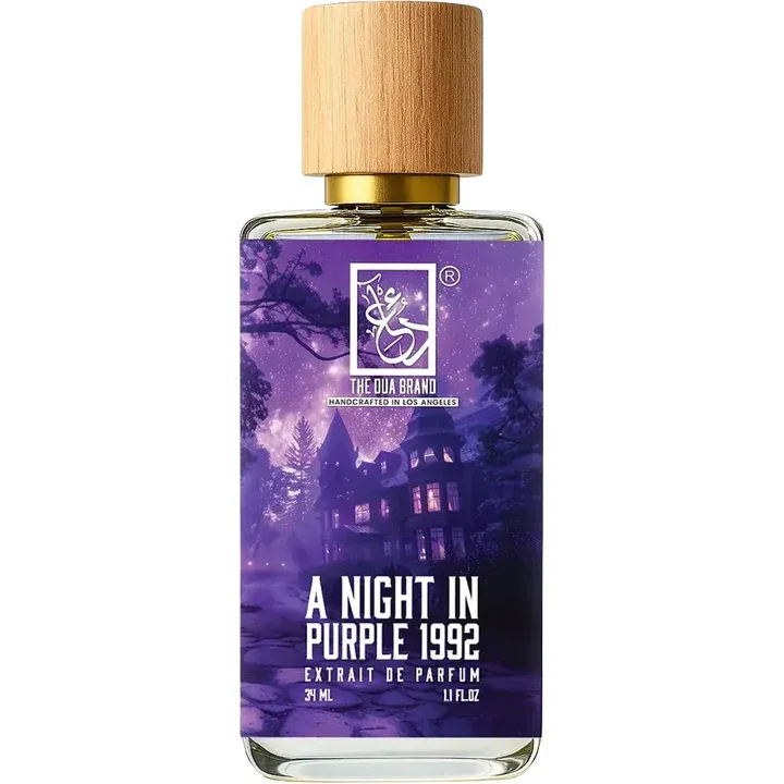 The Dua Brand A Night in Purple 1992 perfume bottle