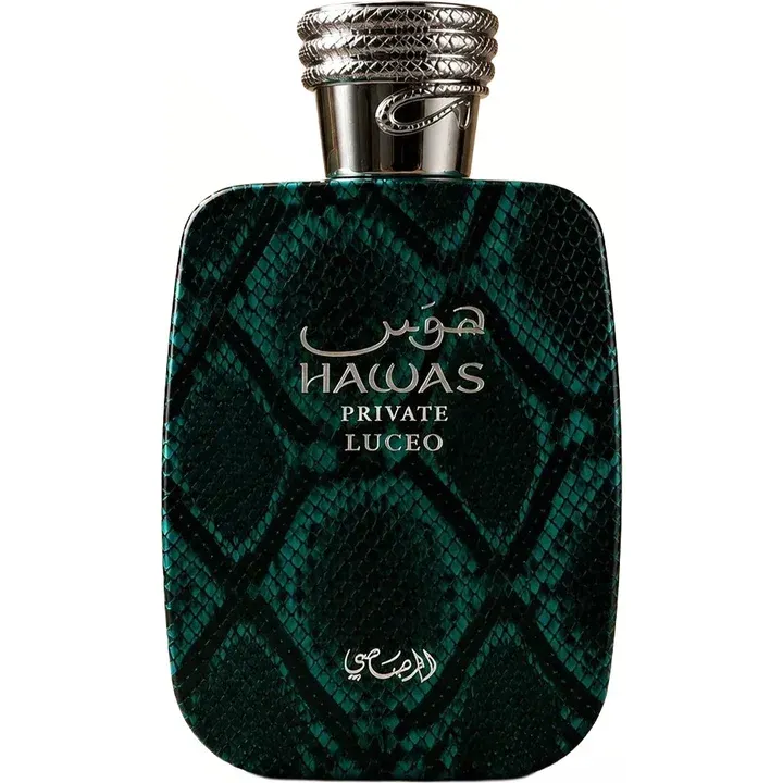 Rasasi Hawas Private Luceo / هَوَس Private Luceo perfume bottle
