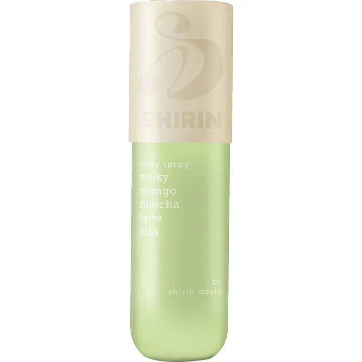 Shirin Beauty Milky Mango Matcha Latte Kiss perfume bottle