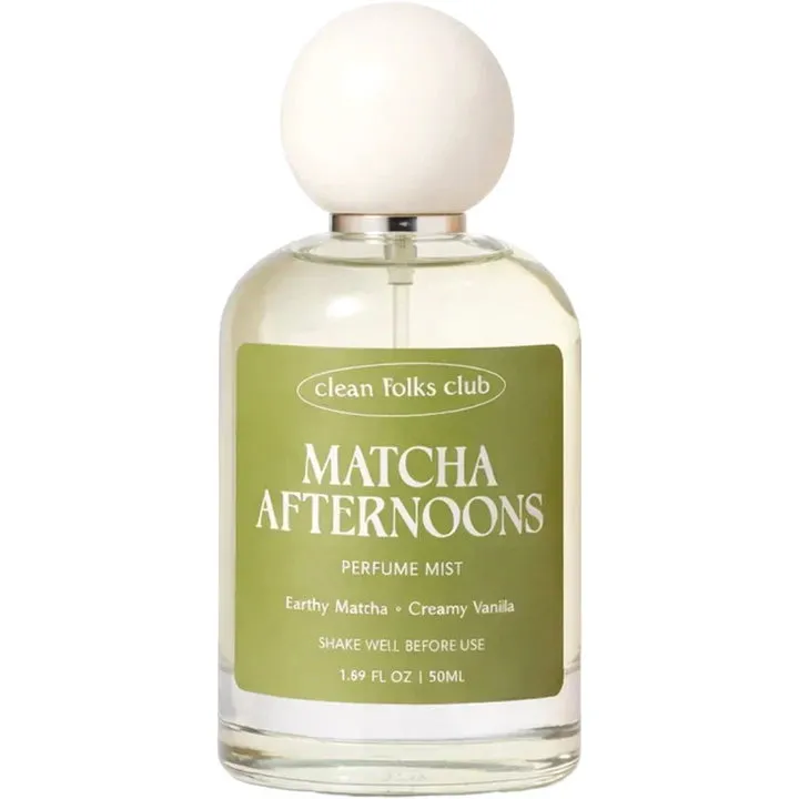 Clean Folks Club Matcha Afternoons perfume bottle