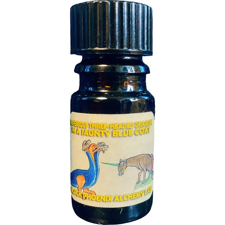 Black Phoenix Alchemy Lab Imperious Three-Headed Dragon in a Jaunty Blue Coat perfume bottle