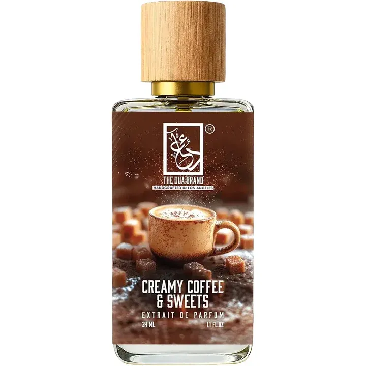 The Dua Brand Creamy Coffee & Sweets perfume bottle