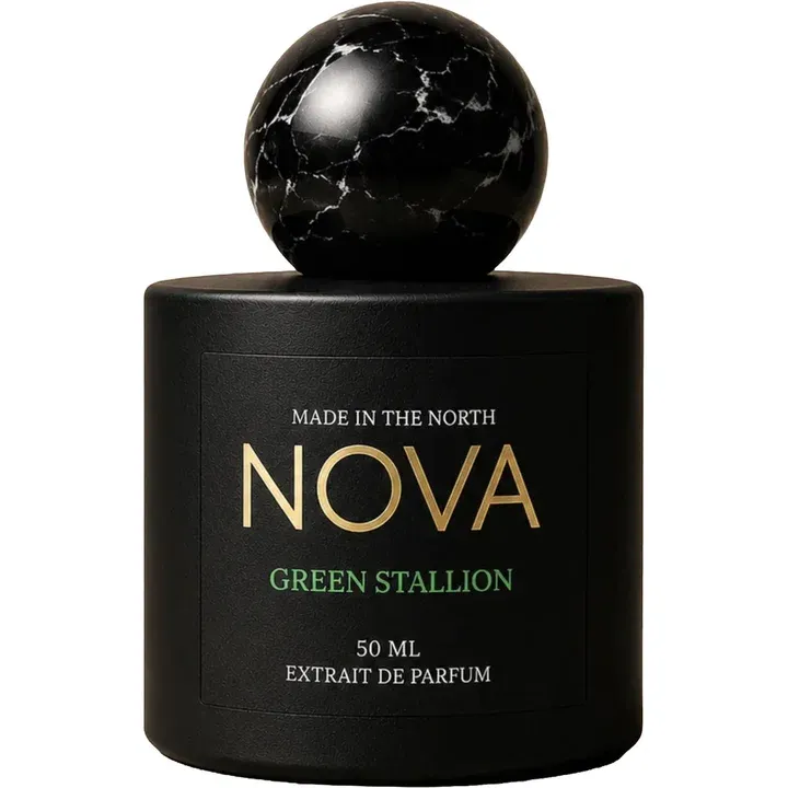 Nova Scents Green Stallion perfume bottle