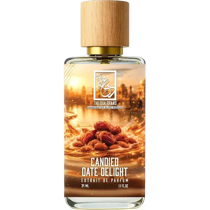 The Dua Brand Candied Date Delight perfume bottle